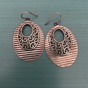 Silpada Sterling Silver Scroll Earrings